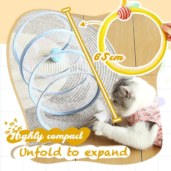 Self-play Cat Hunting Spiral Tunnel Toy